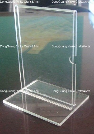 Plain Acrylic Menu Holder