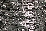 Waterproof Silver Colored Barbed Wire