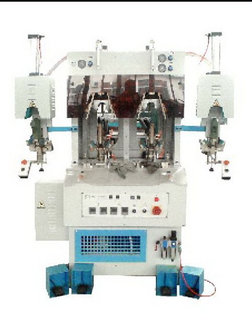 Automatic Double Cool And Hot Heel Moulding Machine