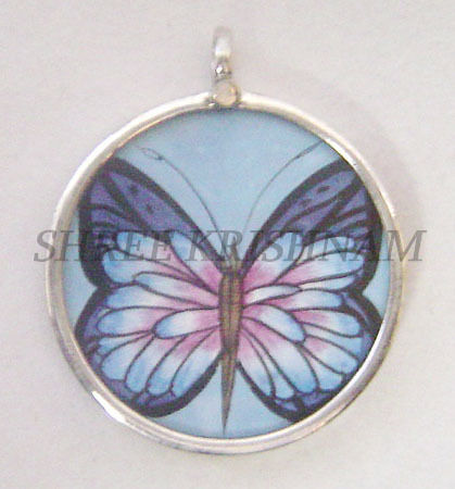 Painting Sterling Silver Pendants