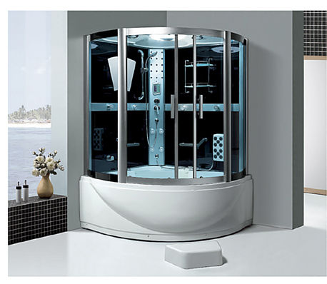 Toughened Glass Steamed Shower Cabin