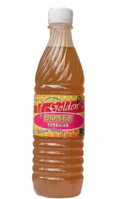 Honey Vinegar - Pure Natural Honey Processed for Exceptional Flavor | Nutrient-Rich, Ideal for Salads and Culinary Creations