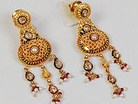 Yellow Gold Designer Earrings