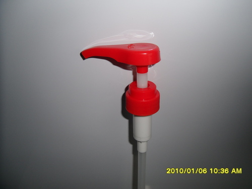 Red Plastic Pressing Soap Pump