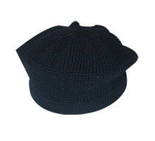 Black Color Knit Hat Gender: Unisex