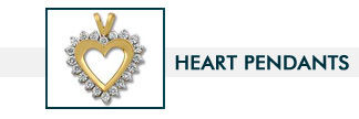 Designer Heart Shape Diamond Pendants