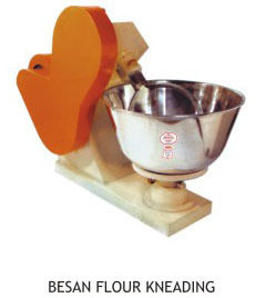 Flour Kneading Machine - Single Phase or Three Phase 1-2 H.P. Motor | Slow Speed, Quiet Operation, Efficient Mixing up to 80 Kg Flour