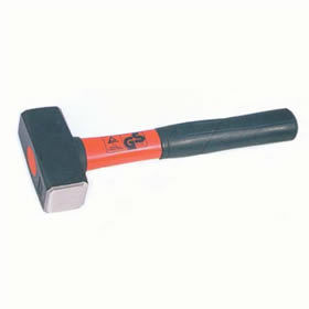 German Type Stoning Hammer With Fiberglass Handle