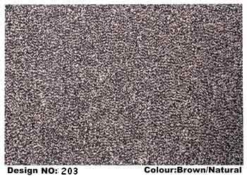 Natural Brown Leather Carpet