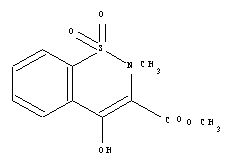 4-Hydroxy, 2-Methyl-2h-1,2-Benzothiazine Carboxylic Acid Methyl Ester-1,1-Dioxide