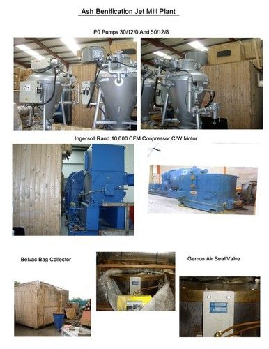 Automatic Ash Benification Jet Mill Plant