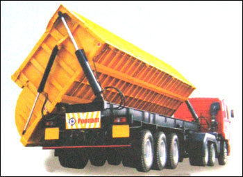 34 Cubic Meter Side Tip Trailer