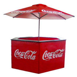 Hexagon Kiosks With Umbrella