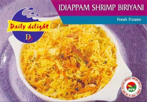 Processed Idiappam Shrimp Biriyani
