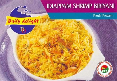 Frozen Food Processed Idiappam Shrimp Biriyani