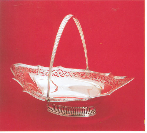 Silver Epns Handcrafted Fruit Bowl