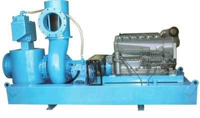 Dewatering Pump With Diesel Engine