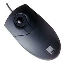 Black Wired Computer Mouse