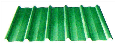 Plain Bright Green Steel Roofing Tile