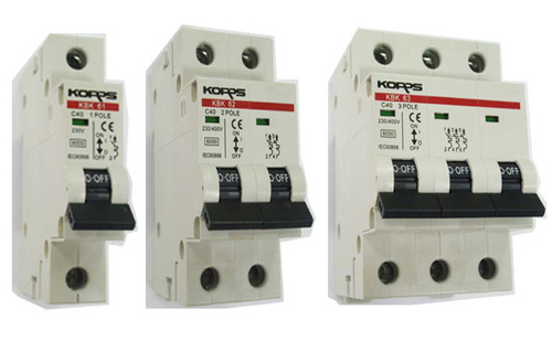 Electrical Miniature Circuit Breaker - Rated Current 1 to 63A, Rated Voltage 230/400VAC, Breaking Capacity 6kA | White Color, Lug Type Terminal, Compact 17.6mm Width