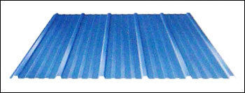 Plain Nuvo Blue Steel Roofing Tile