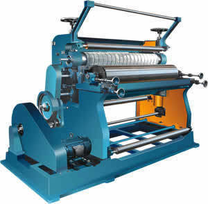 Metal Vertical Type Single Face Paper Corrugating Machine