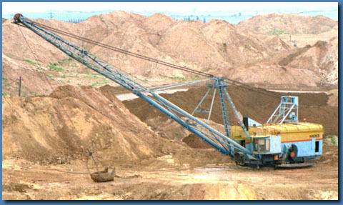 Earthmoving Walking Draglines Machine