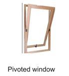 Square Shape Pivoted Window Application: Residential And Commercial Building