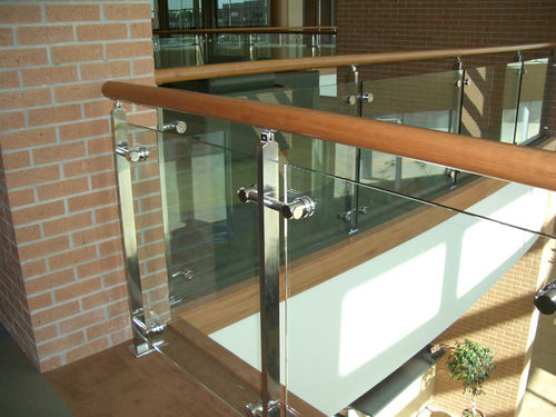 Colourless Colour Plain Glass Railings