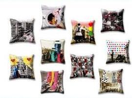 Multicolour Printed Square Decorative Pillows