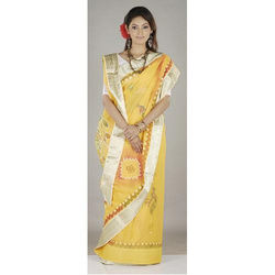 Various Designer Hand Painted Saree