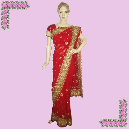 Embroidered Designer Saree