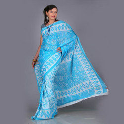 Ladies Designer Embroidered Silk Saree