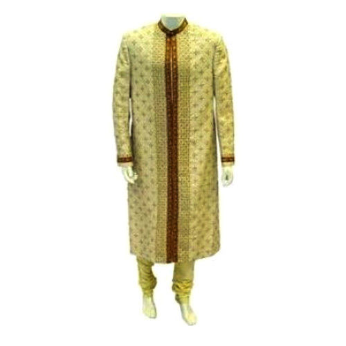 Ready-To- Stitch Kurta Pajama Fabrics With Embroidery