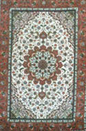 Rectangular Designer Multicolour Carpet Non-Slip