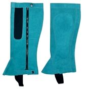 Blue Color Leather Horse Chaps