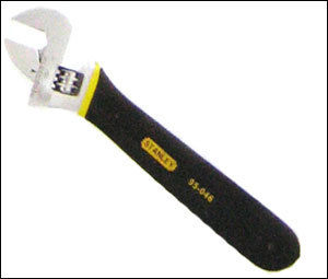 Adjustable Spanner With Plastic Dipped Handle