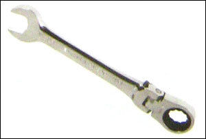 Metric Full Polish Combination Flex Head Ratcheting Spanners