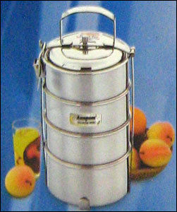 Stainless Steel Hot Tiffin - High Durability, Various Designer Patterns, Multiple Sizes Available