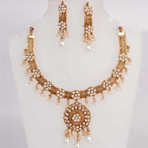 Polki Necklace Sets at Best Price in Jaipur, Rajasthan | Rupal's ...