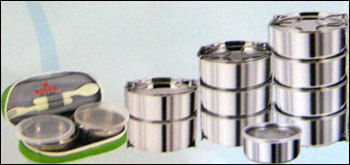 Stainless Steel Inner For Plastic Tiffin Set