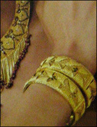 Ladies Gold Bangles