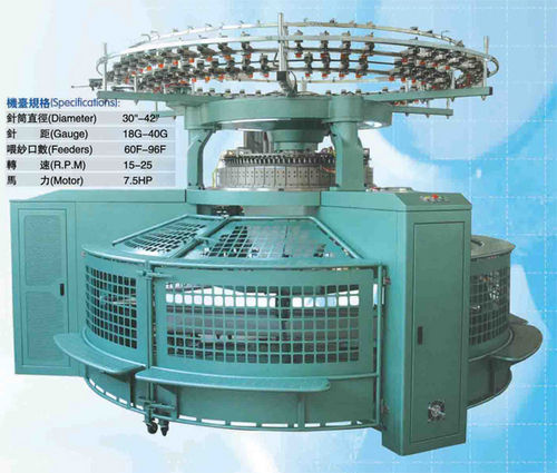 Open Width Circular Double Knitting Machine