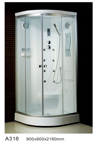 Shower Room - Tempered Glass, ABS Board, Aluminum Alloy Frame | Steam Bath, Acupuncture Massage, Ozone Sterilization, Computer Control Panel