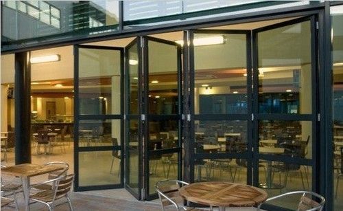 Aluminium Folding Doors - 6 Metre Wide, Slim Sight Lines and Concealed Locking System | High Performance Weather Seals, Polyamide Thermal Break, Custom Color Options