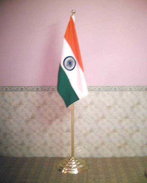 Flag With Metal Stand