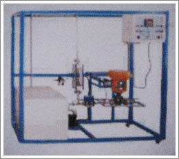 Flow Control Trainer - Micro-Controller Based System with Wheel Type Flow Meter, Display Monitoring and Pneumatic Valve Control