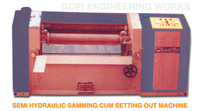 Semi Hydraulic Samming Cum Setting Out Machine