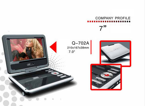 7 Inch Portable DVD Player