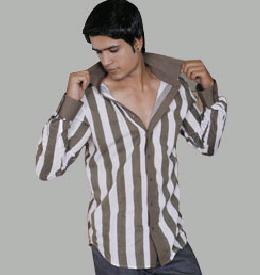 Mens Striped Shirts - Finest Quality Fabric , Distinct Colors for a Well-Dressed Look